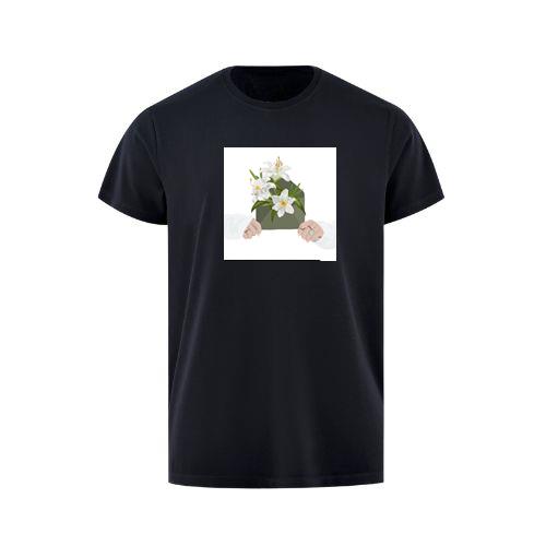 A Floral Arrangement Presented by Hands T-Shirts