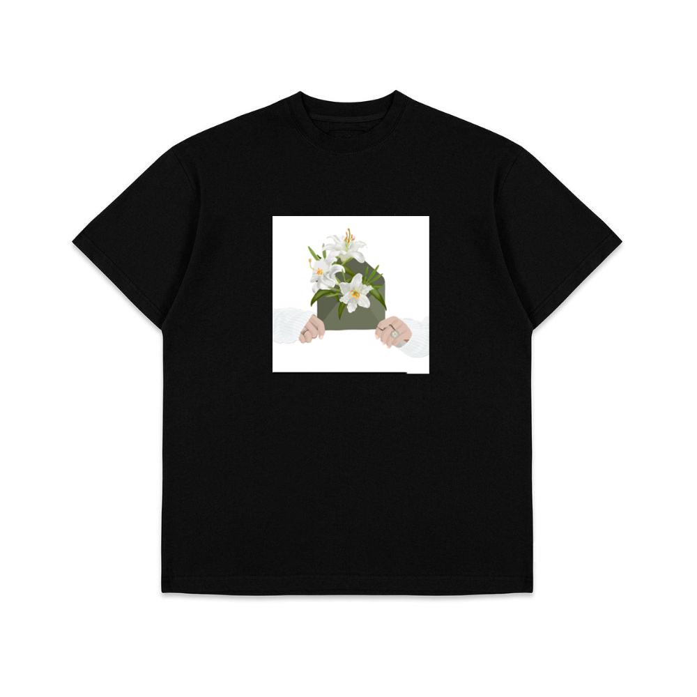 A Floral Arrangement Presented by Hands T-Shirts