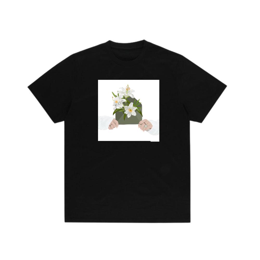 A Floral Arrangement Presented by Hands TShirts Hushheroes