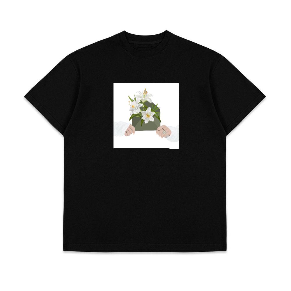 A Floral Arrangement Presented by Hands T-Shirts