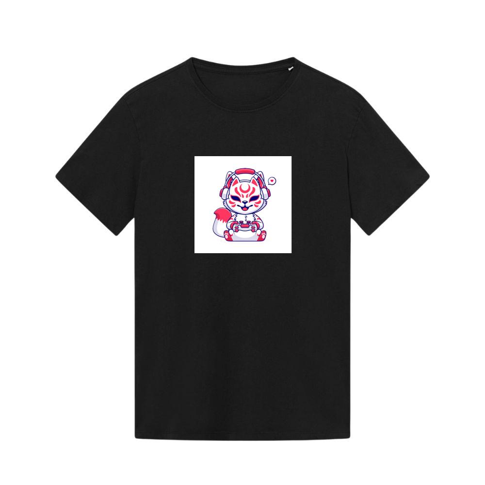 A Fox Finds Fun in Gaming T-Shirts