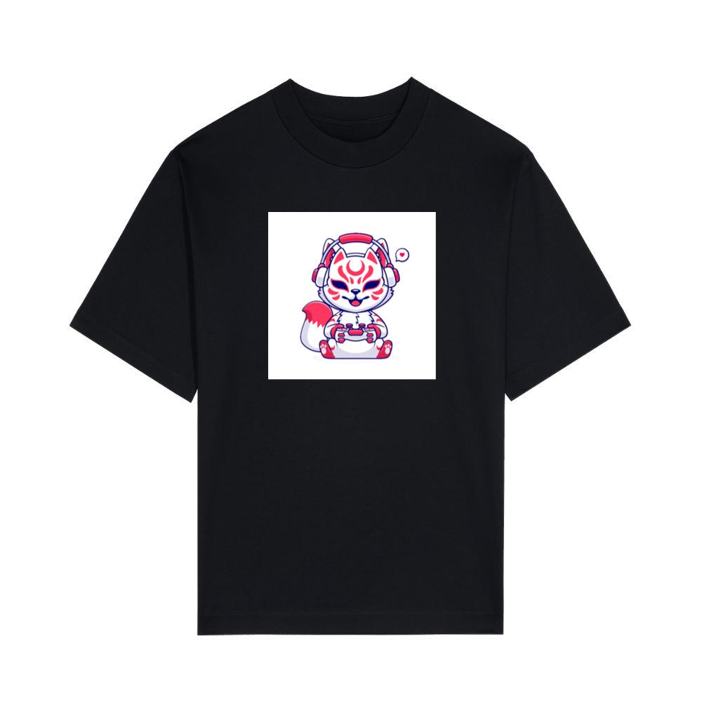 A Fox Finds Fun in Gaming T-Shirts