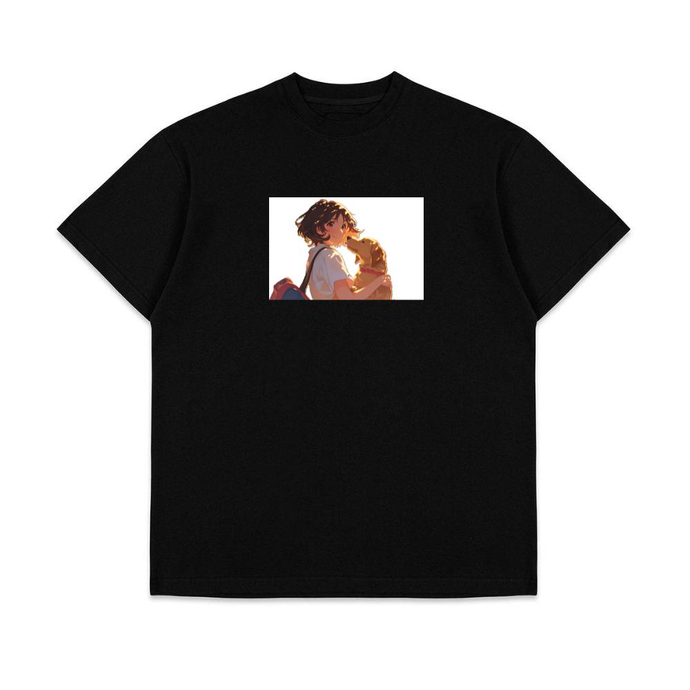 A Girl and Her Loyal Companion T-Shirts