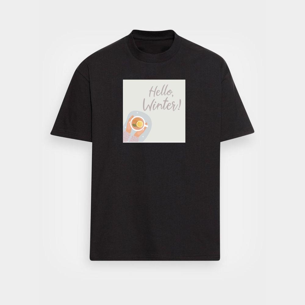 A Greeting with a Warm Cup of Lemon Tea T-Shirts