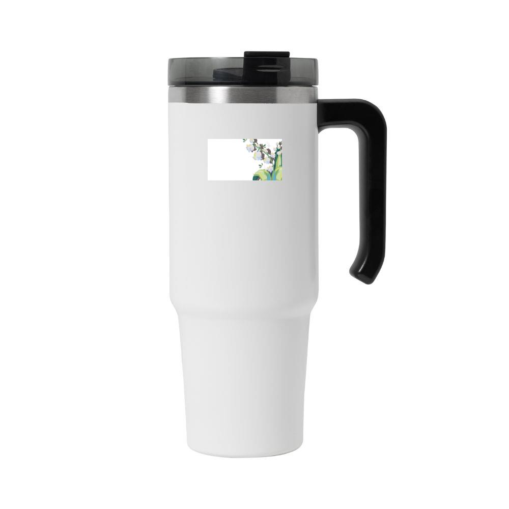 A Lily of the Valley Floral Design Tumbler