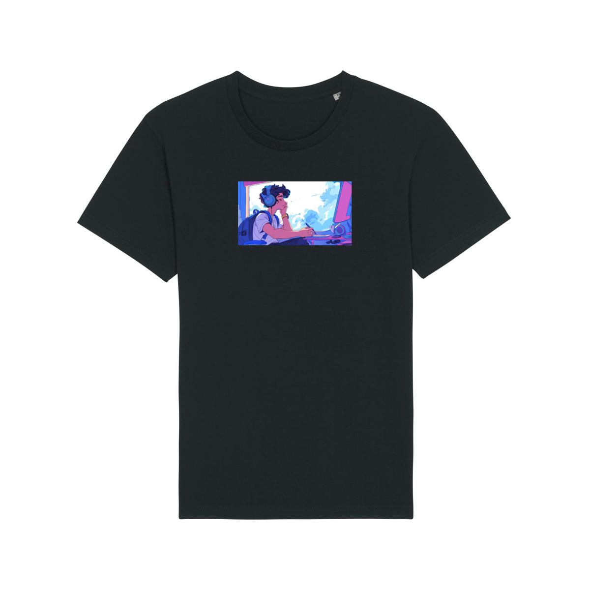 A Moment of Creation in a Dreamy Digital Landscape T-Shirts