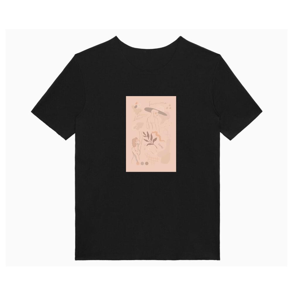 A Moment of Feminine Abstraction T-Shirts