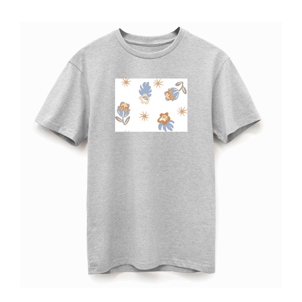 A Muted Floral Pattern on Beige TShirts Britishtransit