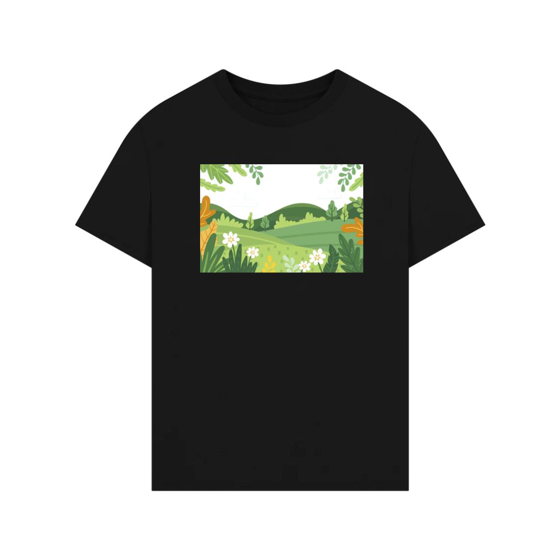 A Nature Nook in a Digital Dreamscape T-Shirt