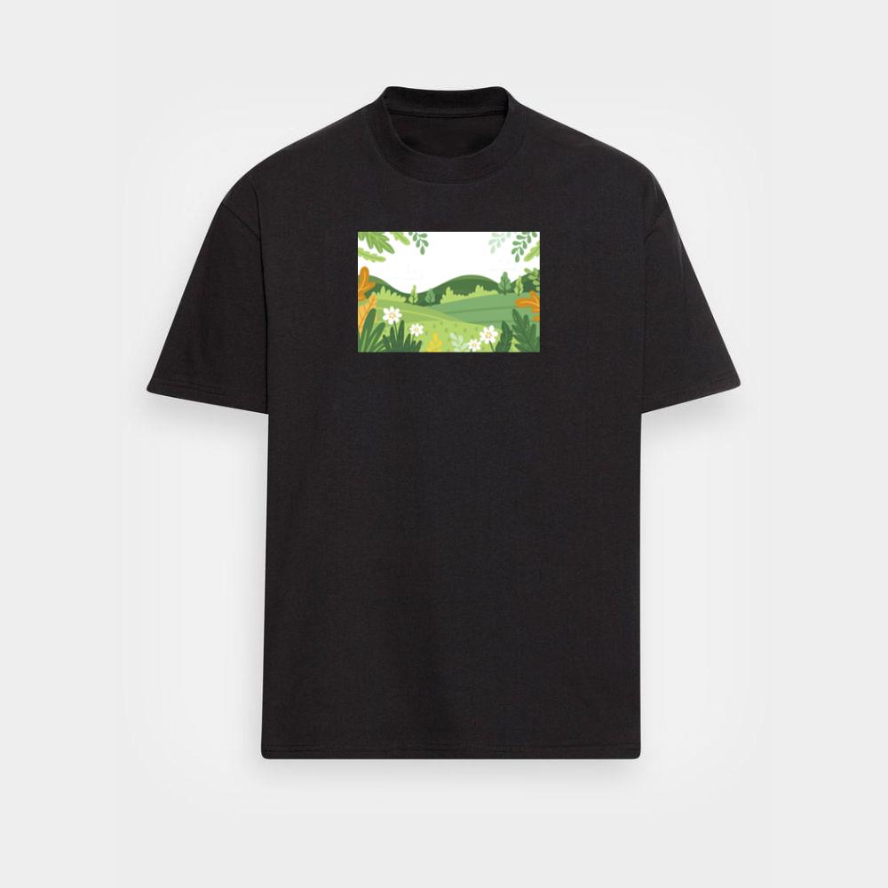 A Nature Nook in a Digital Dreamscape T-Shirts
