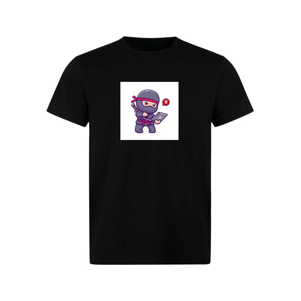 A Ninjas Cyber Strike in a Cartoon Caper TShirts Muckyknees