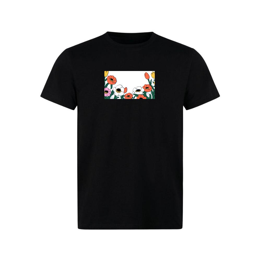 A Playful Floral Border Design TShirts Jellsy
