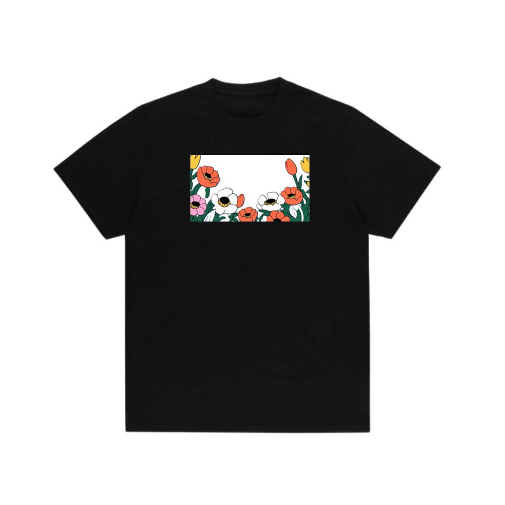 A Playful Floral Border Design TShirts Shirtsay