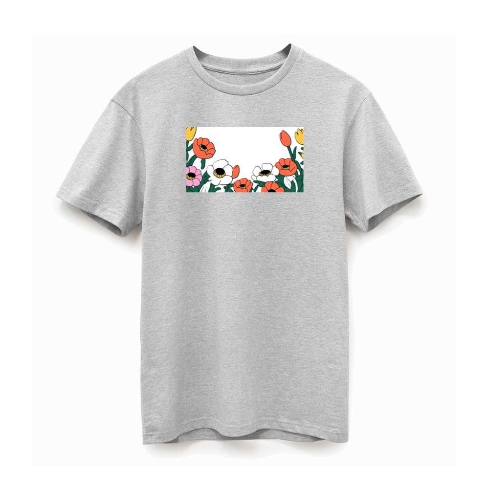 A Playful Floral Border Design TShirts Britishtransit