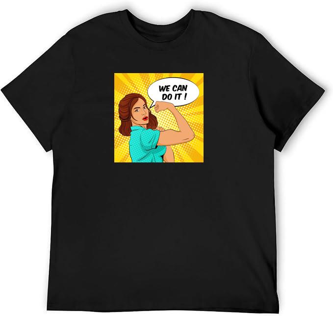 A Pop Art Study of Unity and Female Empowerment T-Shirts