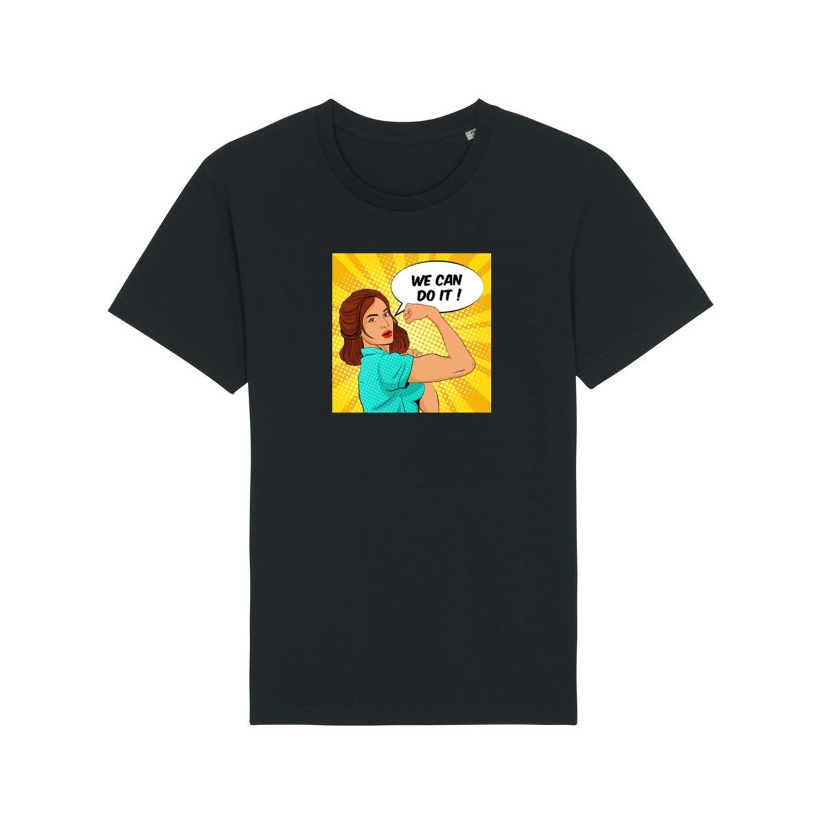 A Pop Art Study of Unity and Female Empowerment T-Shirts