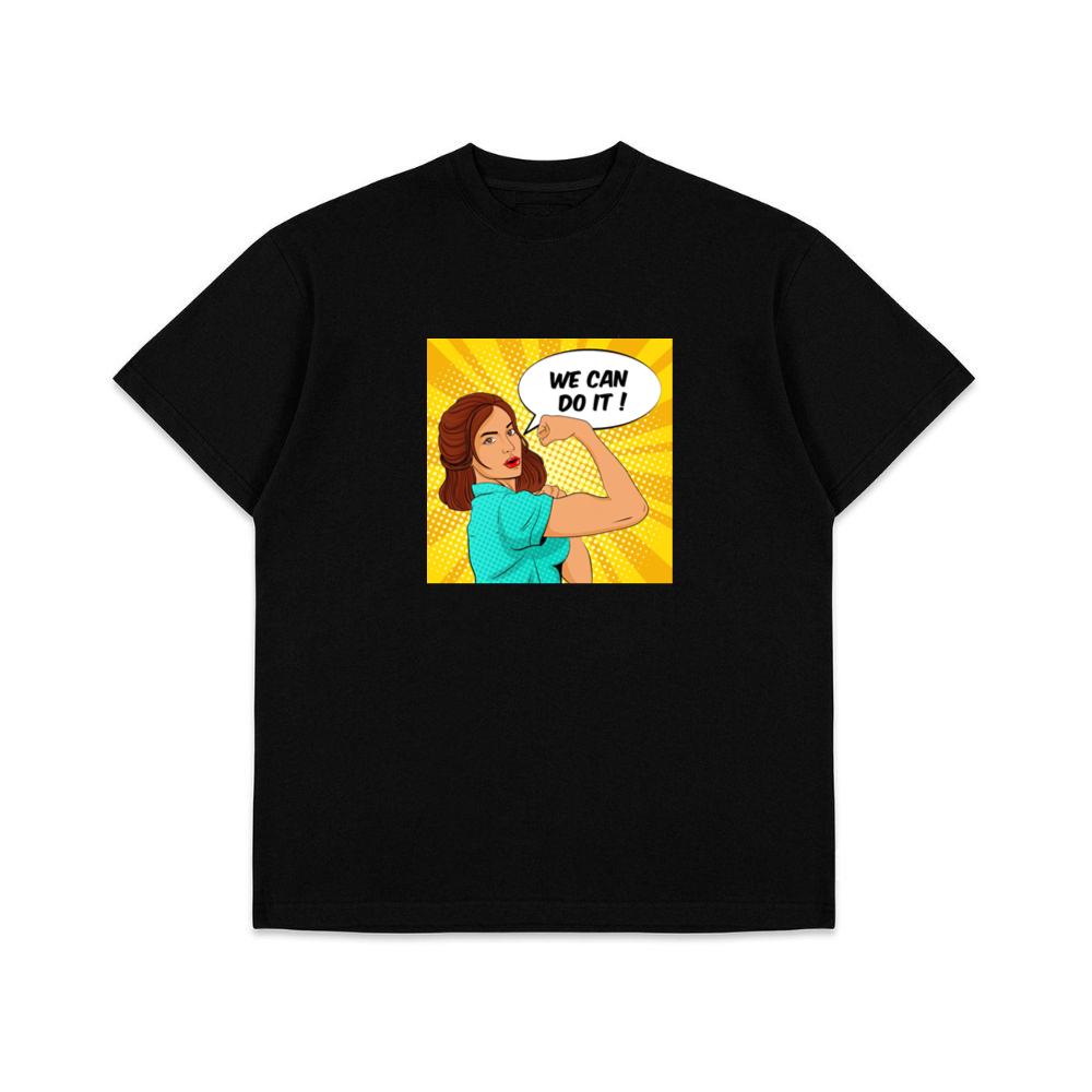 A Pop Art Study of Unity and Female Empowerment T-Shirts