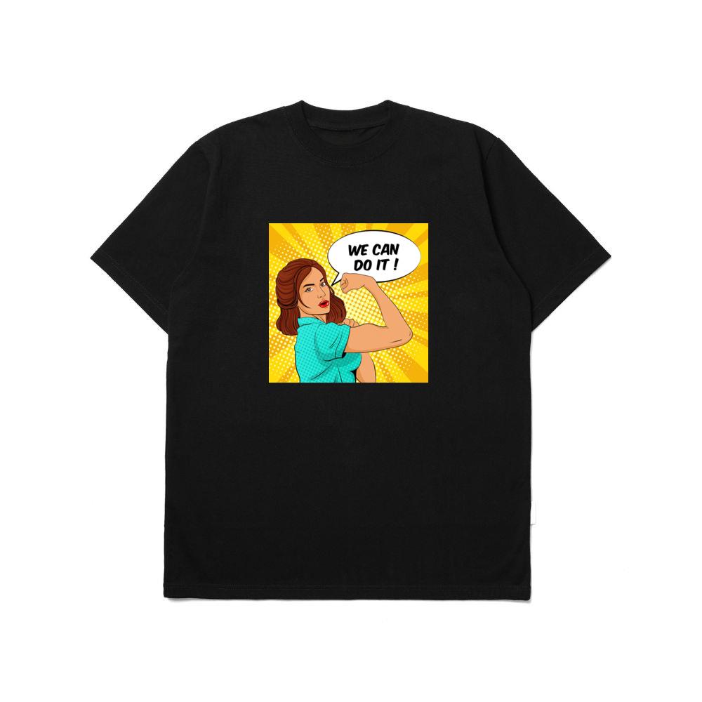 A Pop Art Study of Unity and Female Empowerment TShirts Printdes