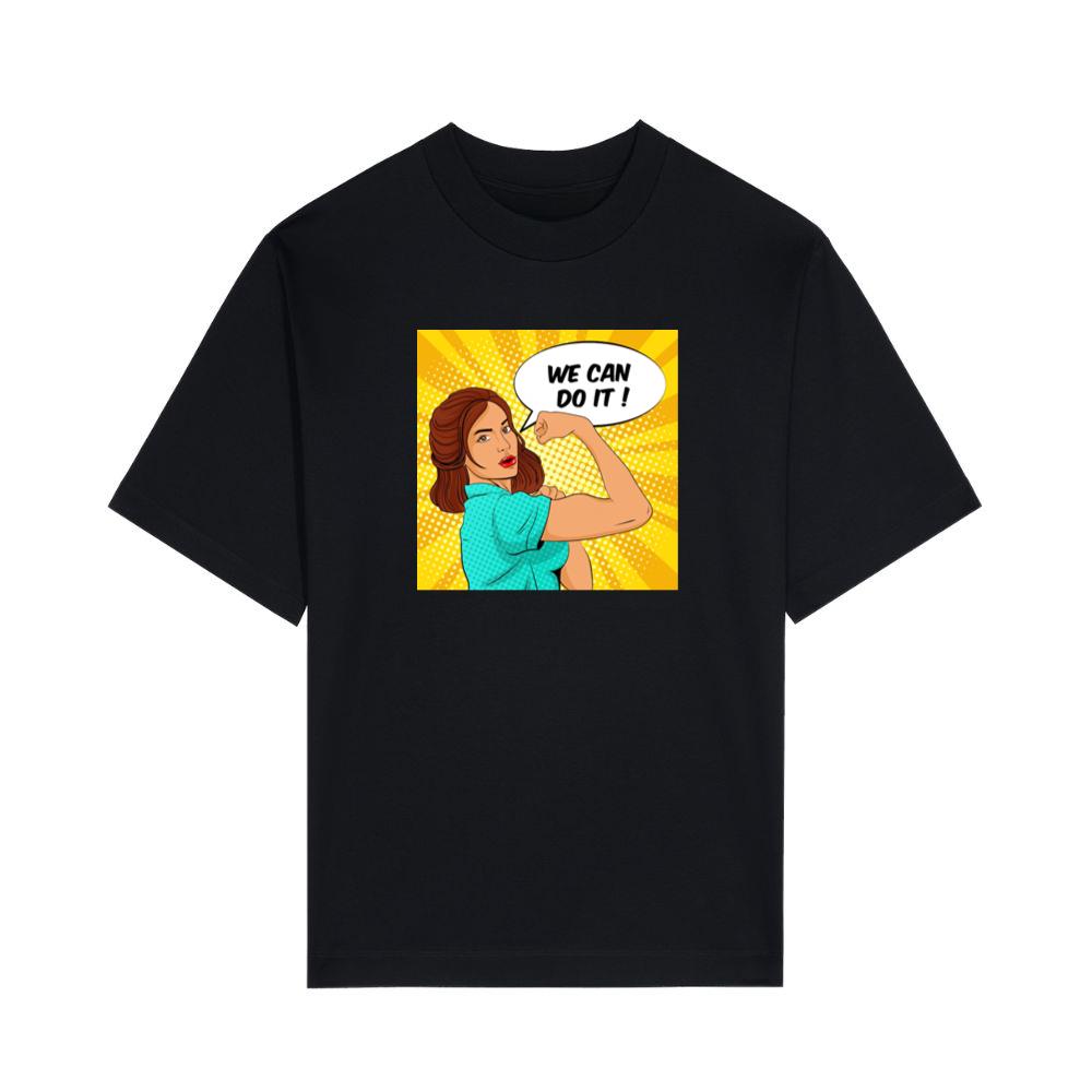 A Pop Art Study of Unity and Female Empowerment T-Shirts