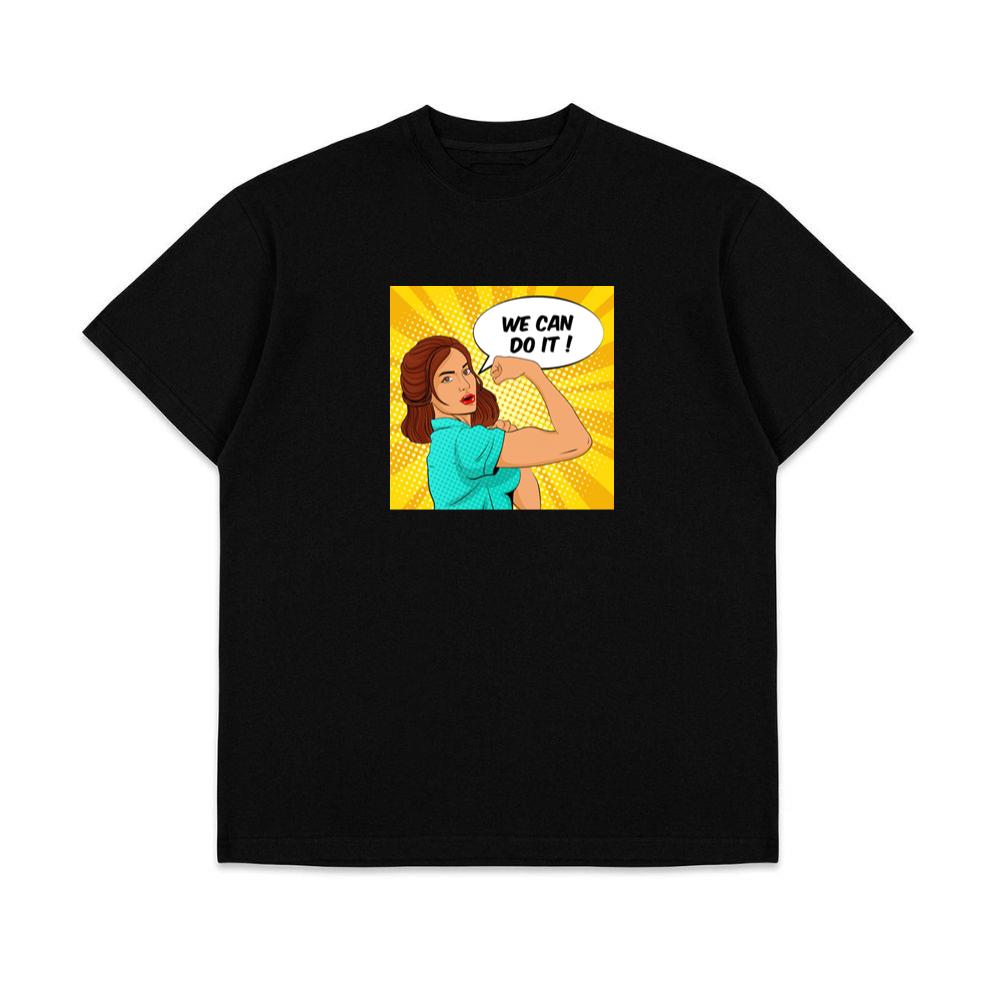 A Pop Art Study of Unity and Female Empowerment T-Shirts