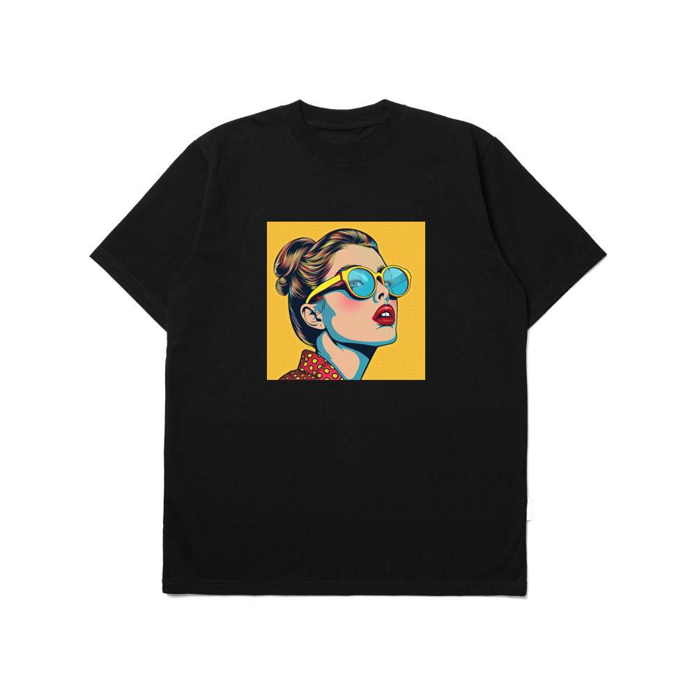 A Pop Art Tribute to Bold Colors and Graphic Beauty TShirts Printdes