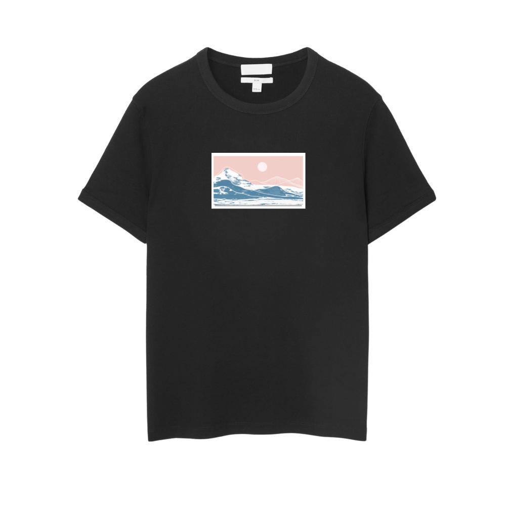 A Serene Mountain Landscape T-Shirts