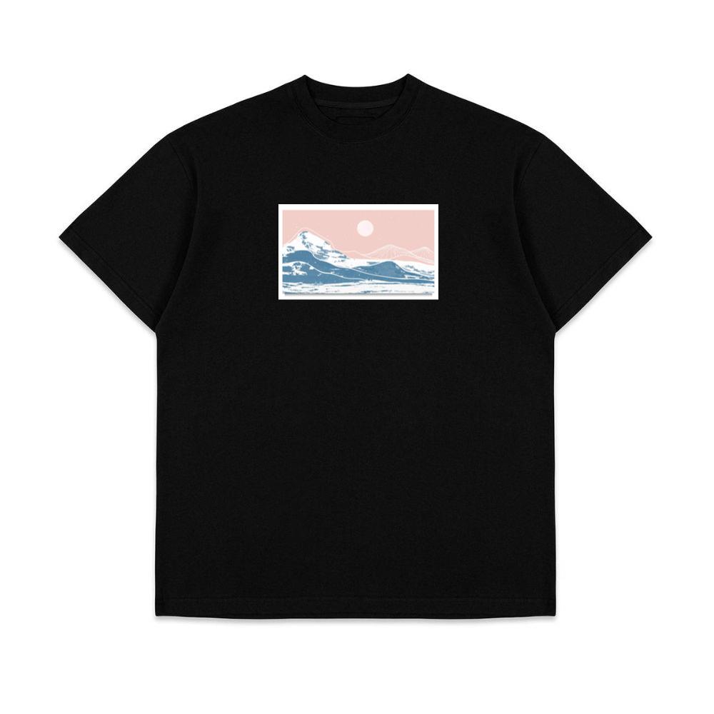 A Serene Mountain Landscape T-Shirts