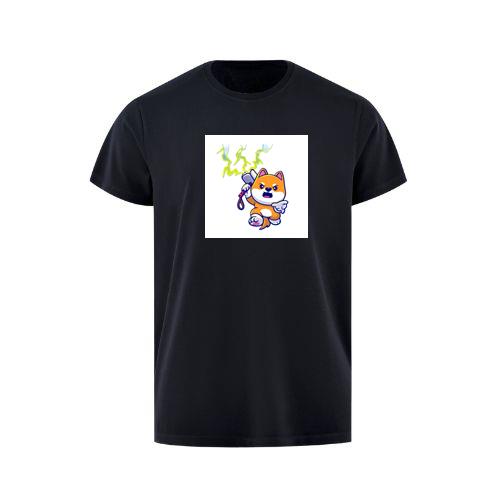 A Shiba Inu's Mjolnir Moment in a Cartoon Caper T-Shirts