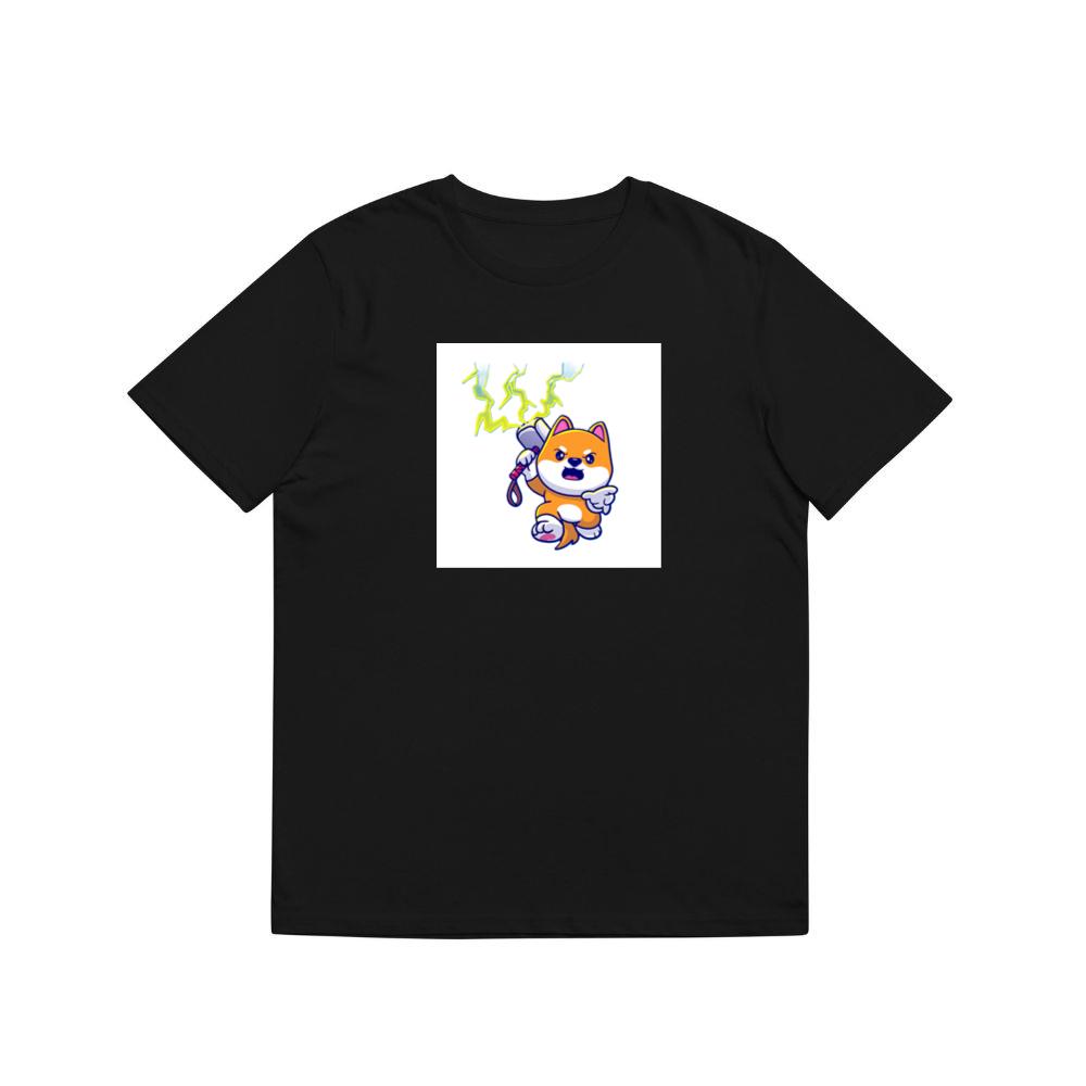 A Shiba Inu's Mjolnir Moment in a Cartoon Caper T-Shirts