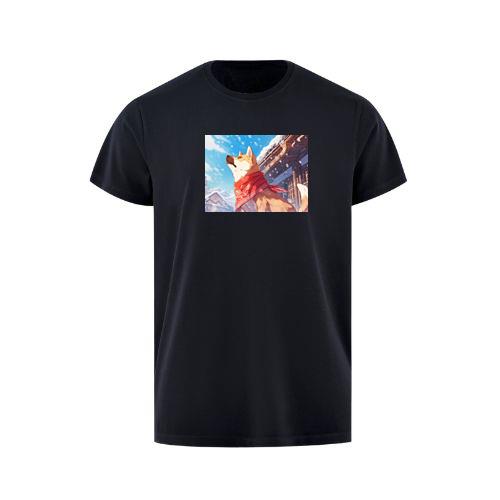 A Shiba's Snowy Serenade T-Shirts