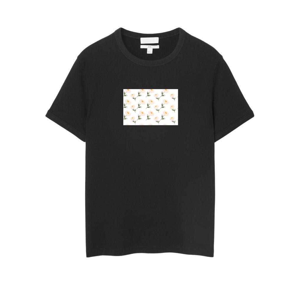 A Simple Floral Pattern in Rosy Hues T-Shirts