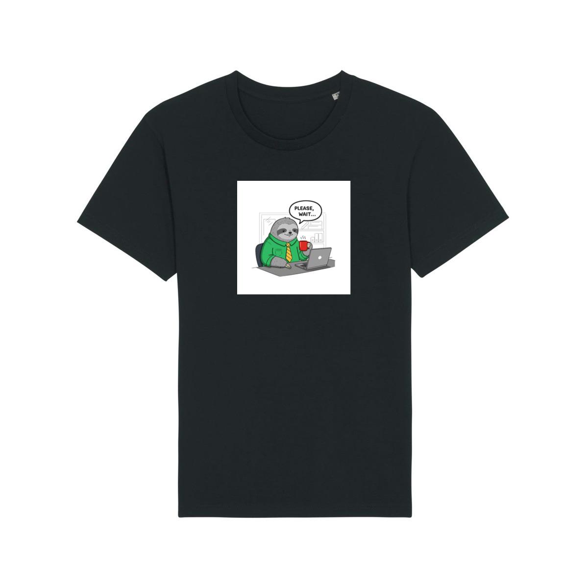 A Sloth's Polite Plea for Patience at the Office T-Shirts