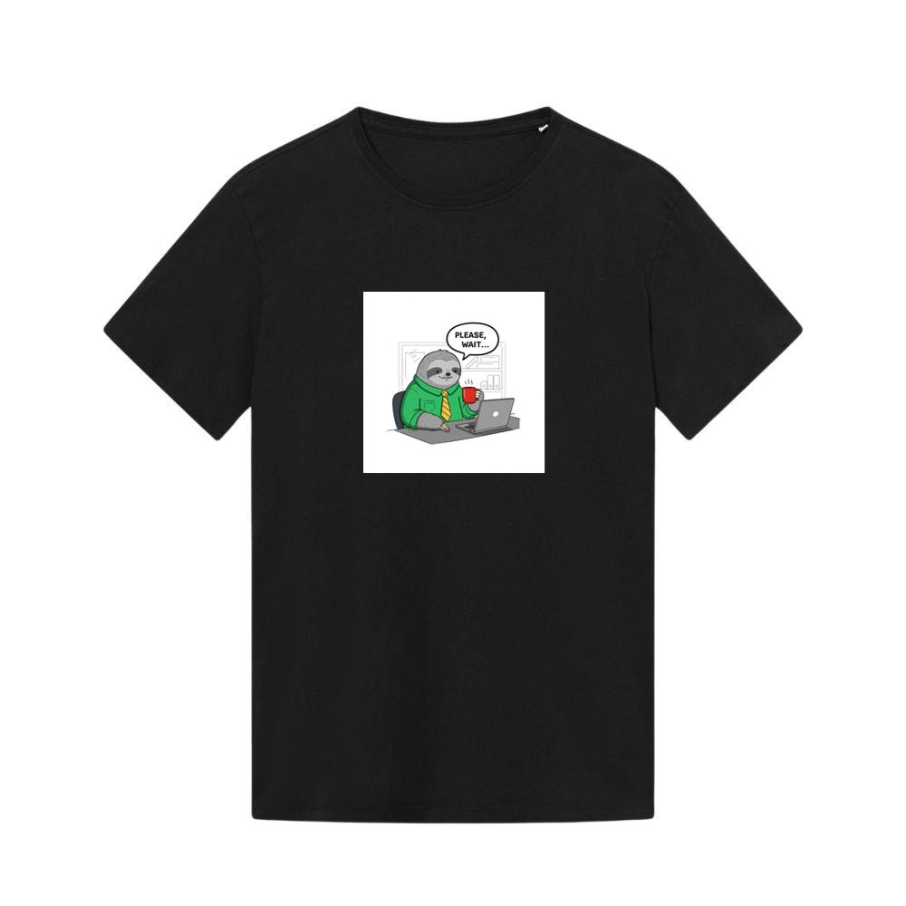 A Sloth's Polite Plea for Patience at the Office T-Shirts