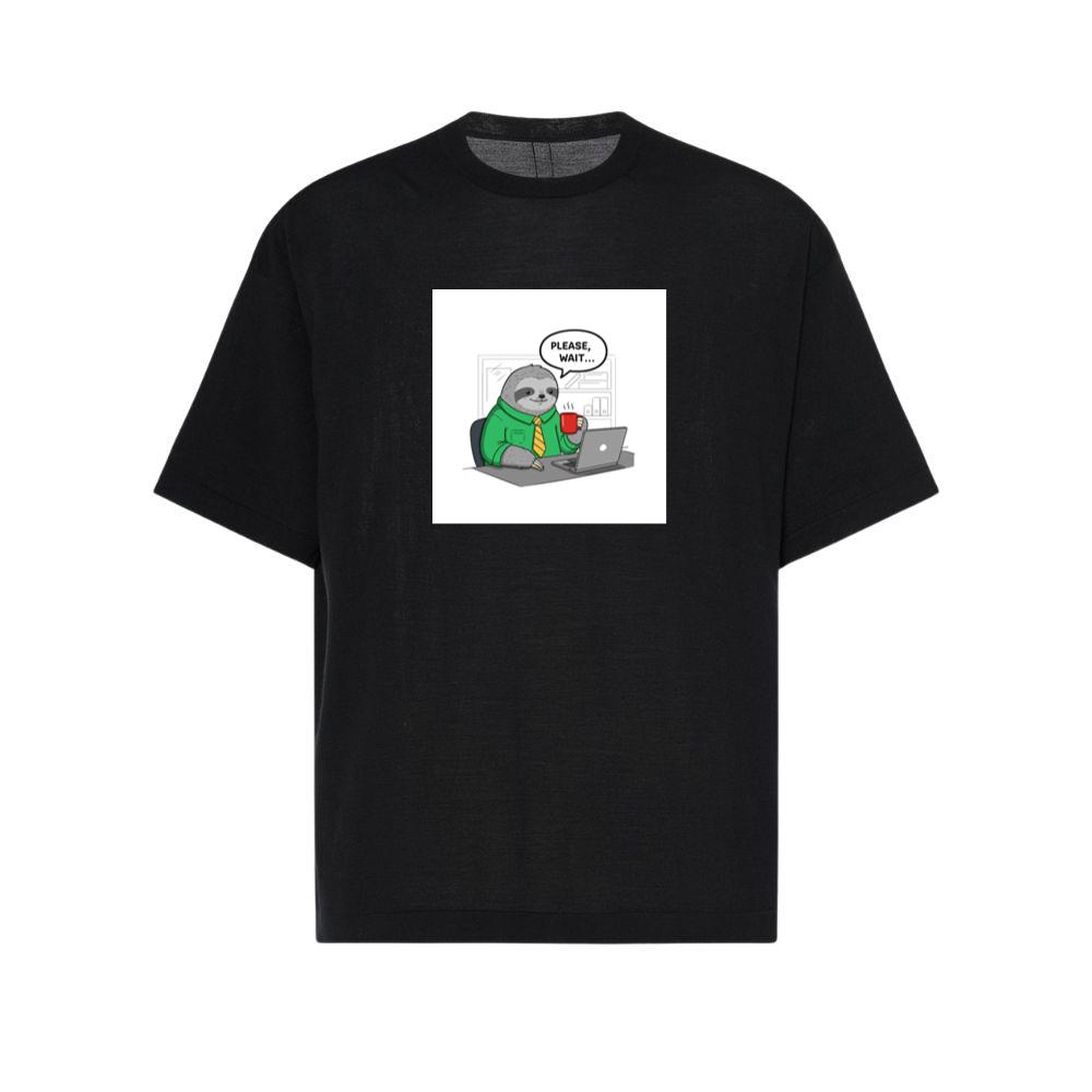 A Sloth's Polite Plea for Patience at the Office T-Shirts