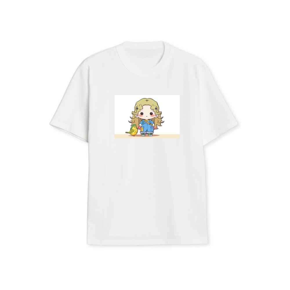 A Songbird's Serenade and a Child's Quiet Charm T-Shirts