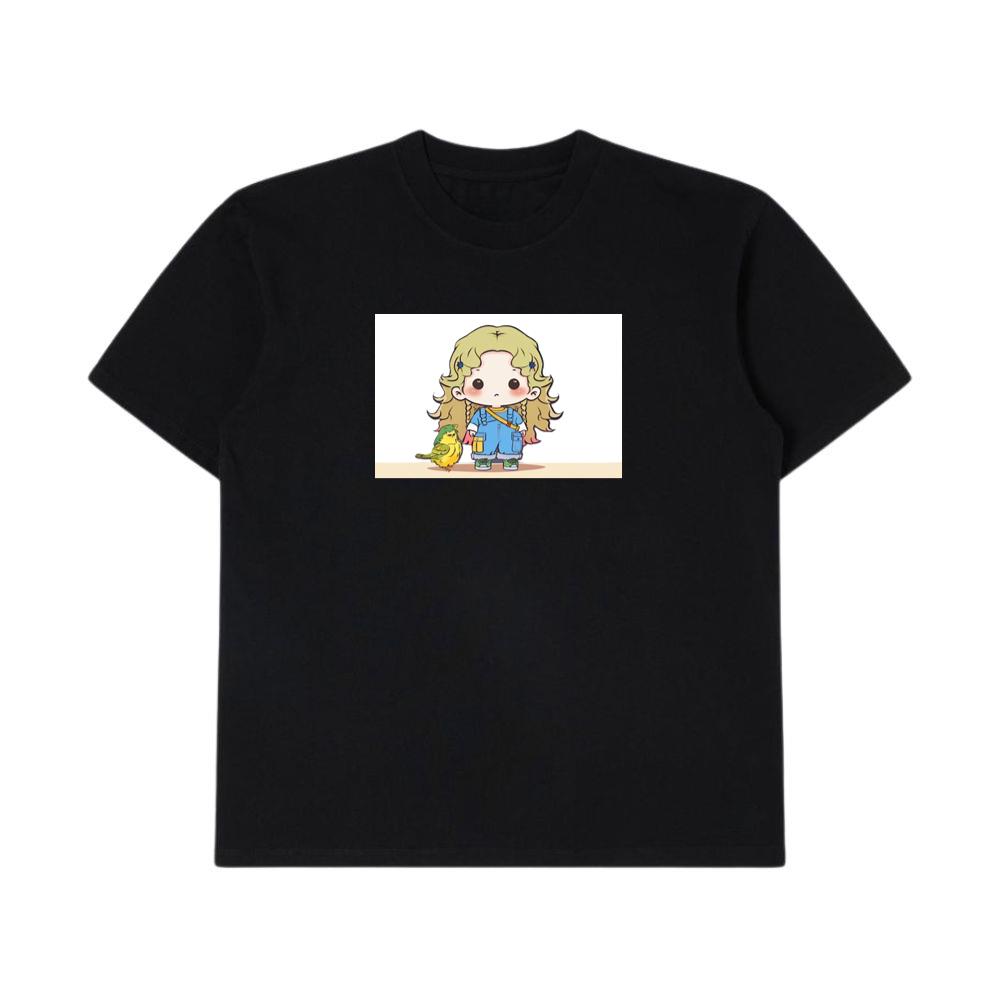 A Songbird's Serenade and a Child's Quiet Charm T-Shirts