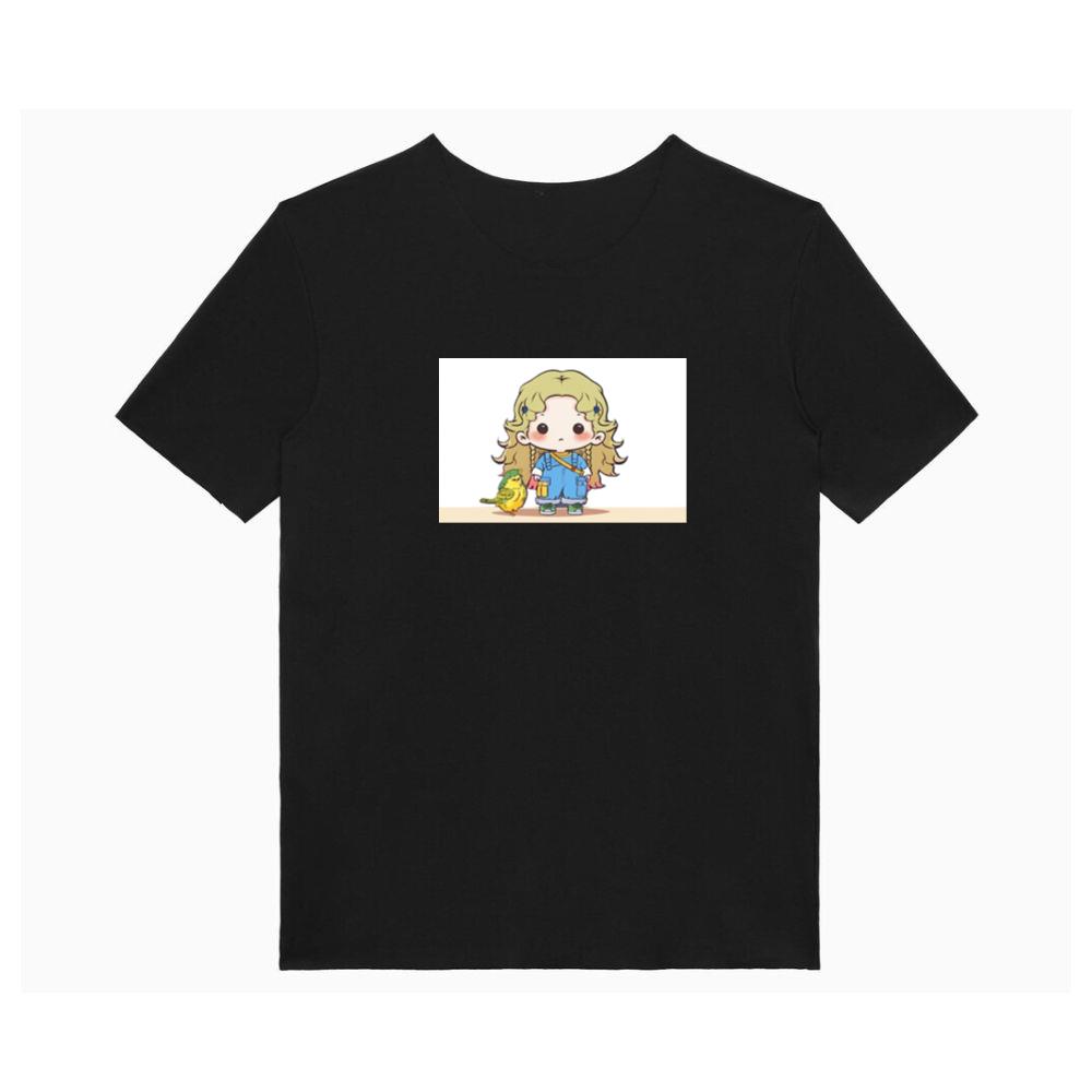 A Songbird's Serenade and a Child's Quiet Charm T-Shirts