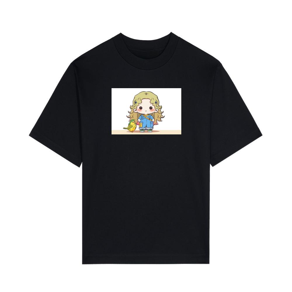 A Songbird's Serenade and a Child's Quiet Charm T-Shirts