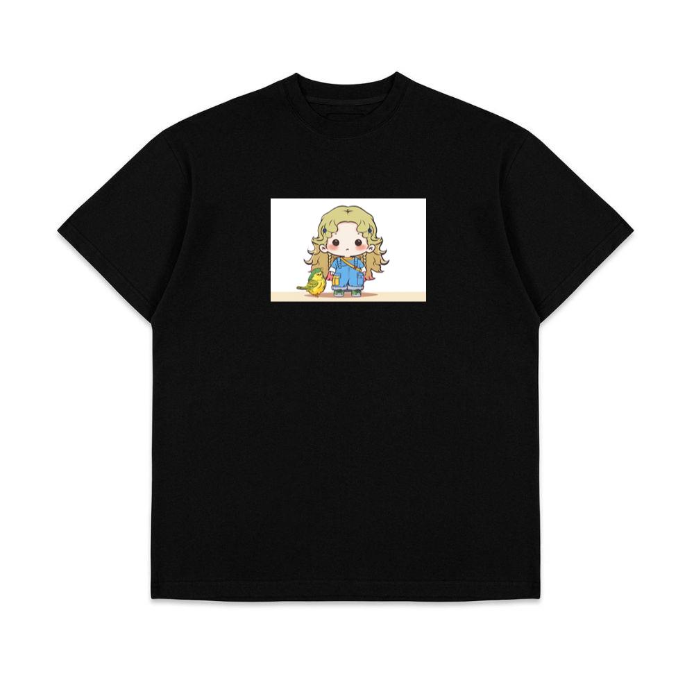 A Songbird's Serenade and a Child's Quiet Charm T-Shirts