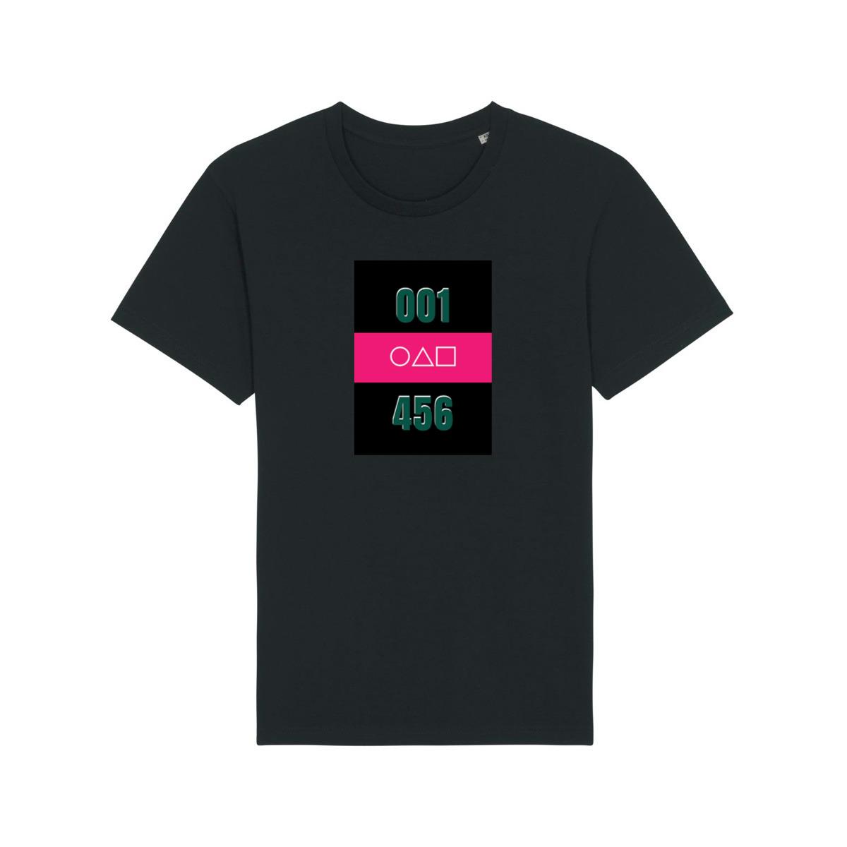 A Squid Game Tribute with Iconic Numbers and Shapes T-Shirts