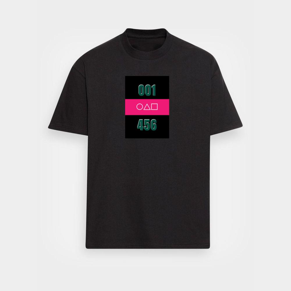 A Squid Game Tribute with Iconic Numbers and Shapes T-Shirts
