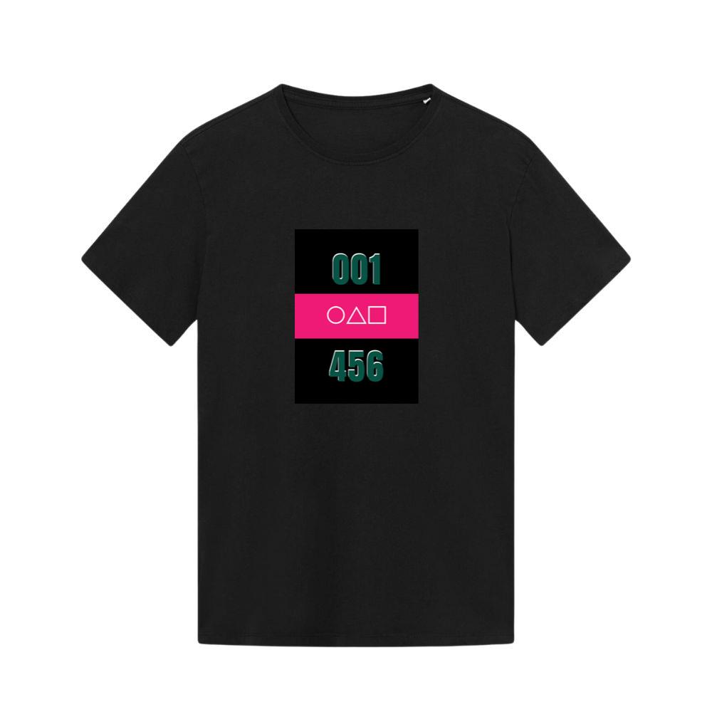 A Squid Game Tribute with Iconic Numbers and Shapes T-Shirts
