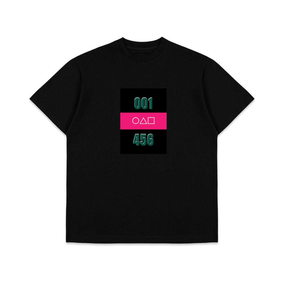 A Squid Game Tribute with Iconic Numbers and Shapes T-Shirts