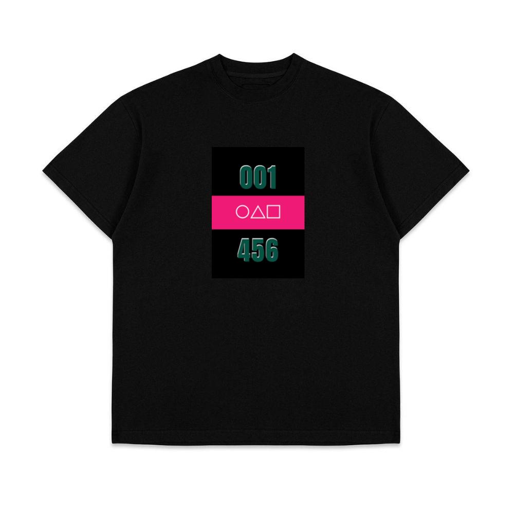 A Squid Game Tribute with Iconic Numbers and Shapes T-Shirts