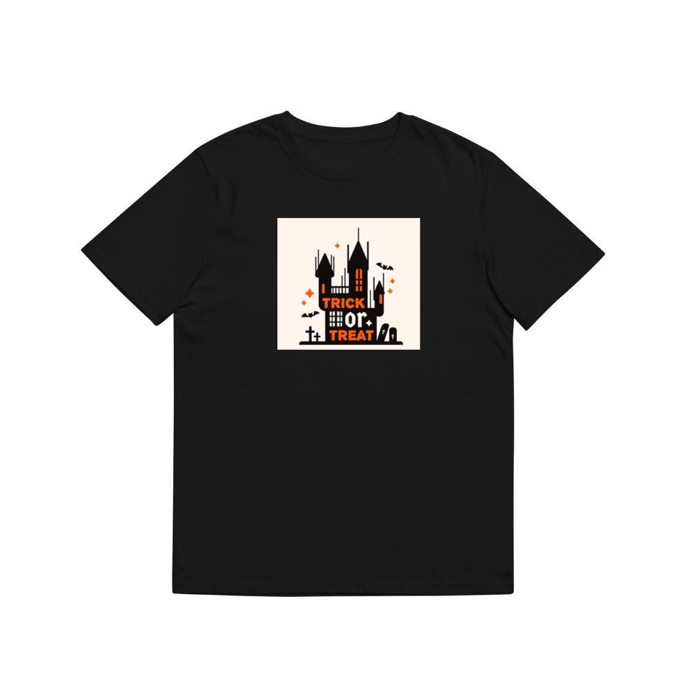 A Stylized Castle in a Spooky Celebration T-Shirts