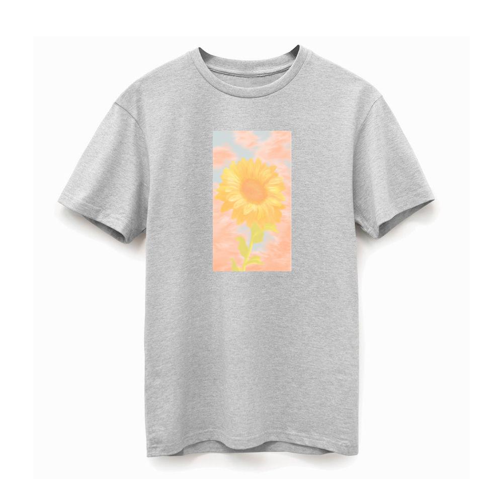 A Sunflower in Pastel Cloud Hues TShirts Britishtransit