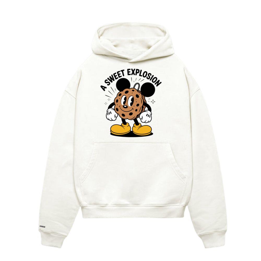 A Sweet Explosion Cookie Cartoon Vintage Style Hoodies