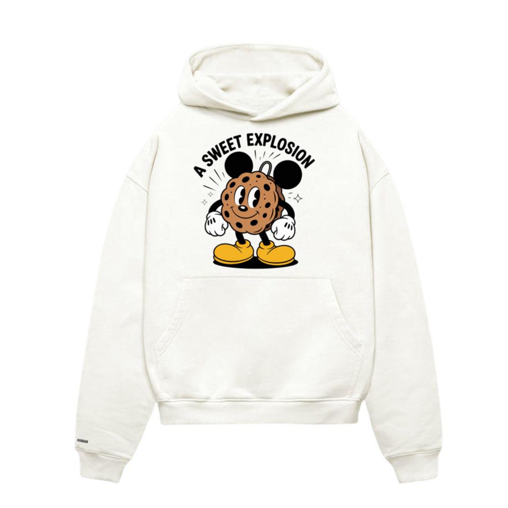 A Sweet Explosion Cookie Cartoon Vintage Style Hoodies