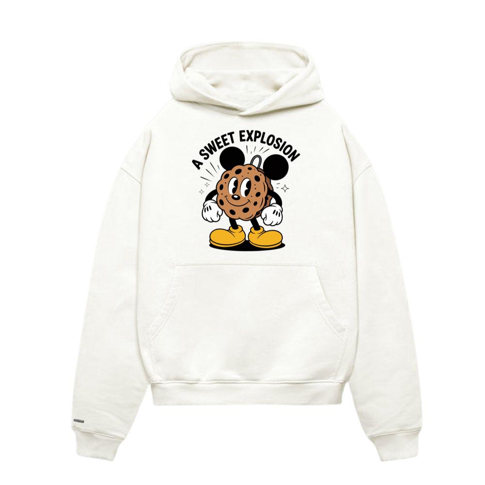 A Sweet Explosion Cookie Cartoon Vintage Style Hoodies