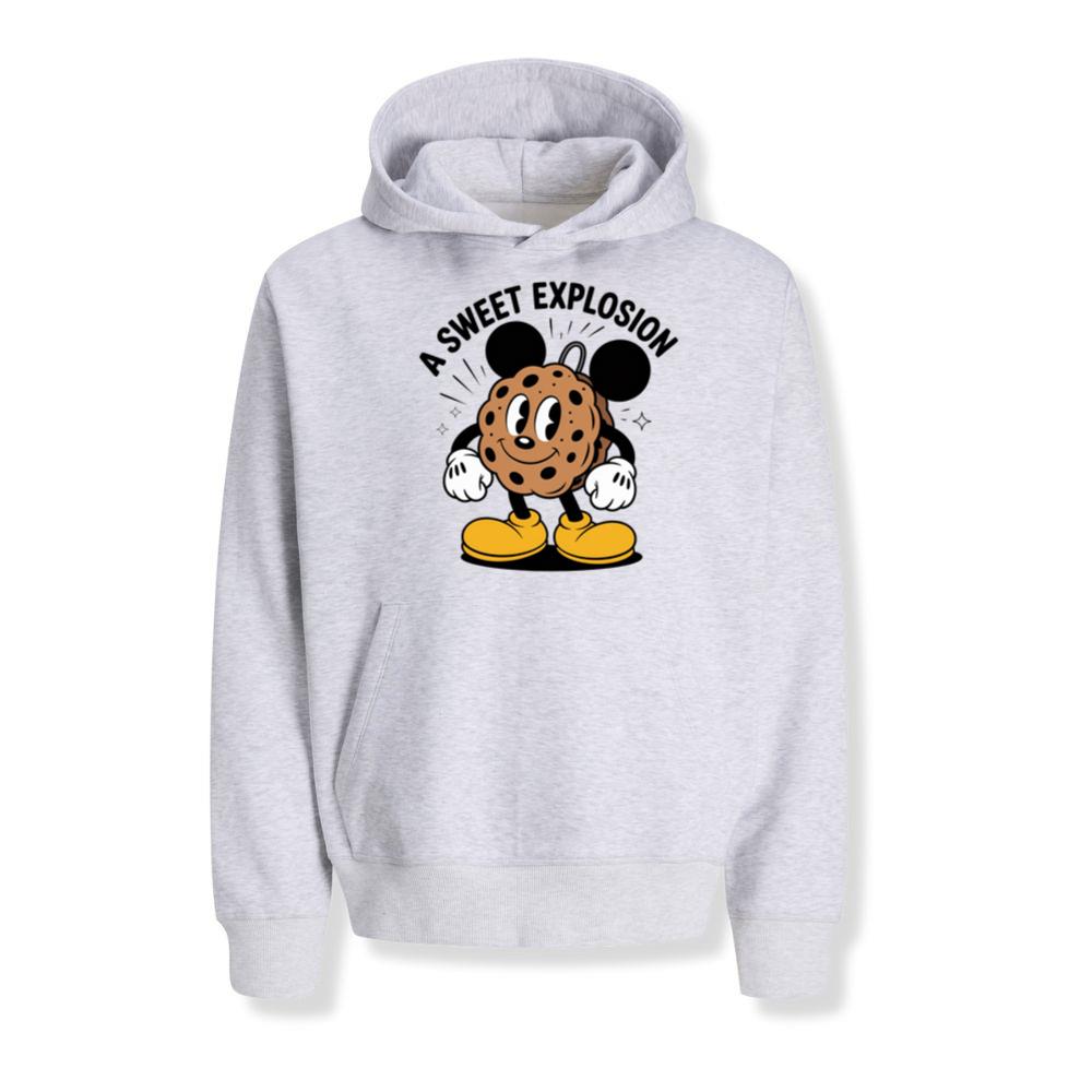 A Sweet Explosion Cookie Cartoon Vintage Style Hoodies